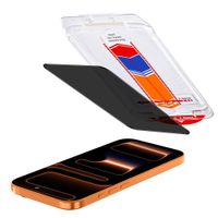 Accezz Protection d’écran en verre trempé avec filtre de confidentialité + Applicateur Apple iPhone 17 Pro Max