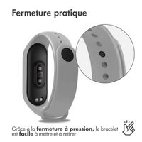 imoshion Bracelet en silicone Xiaomi Mi Band 3 / 4 - Gris