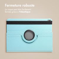 imoshion Coque tablette rotatif à 360° Apple iPad 9 (2021) 10.2 pouces / iPad 8 (2020) 10.2 pouces / iPad 7 (2019) 10.2 pouces - Bleu clair