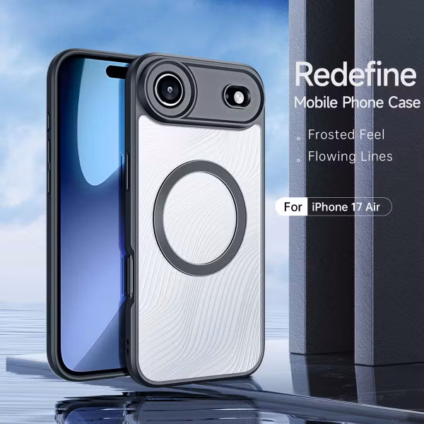 Dux Ducis Coque arrière Aimo avec MagSafe Apple iPhone Air - Transparent