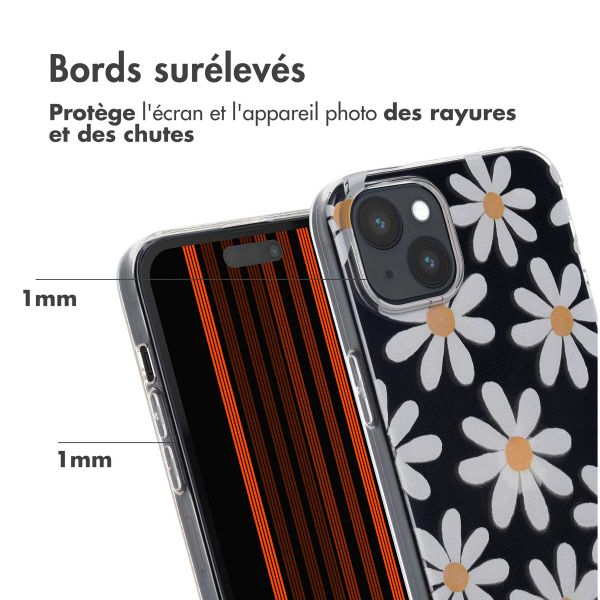 imoshion Coque Design Apple iPhone 15 Plus - Daisy Flower