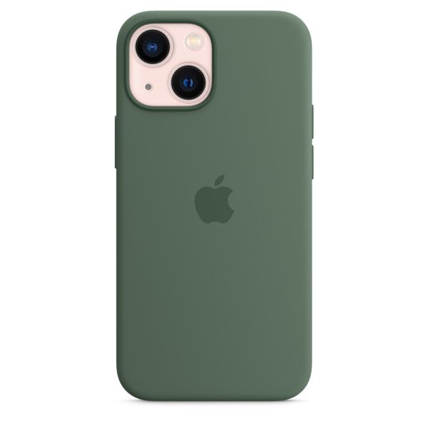 Apple Coque en silicone MagSafe iPhone 13 Mini - Eucalyptus