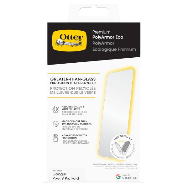 OtterBox Protection d'écran Premium PolyArmor - Eco Series Google Pixel 9 Pro Fold