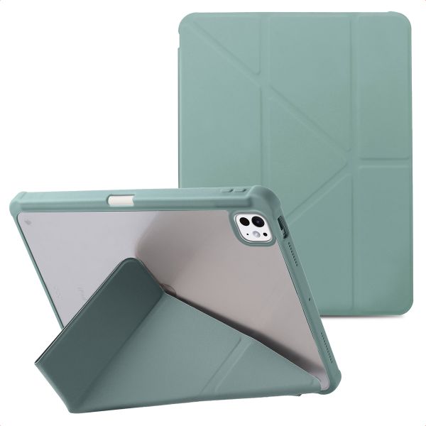 imoshion Coque tablette Origami iPad Pro 11 (2024) M4 - Vert foncé