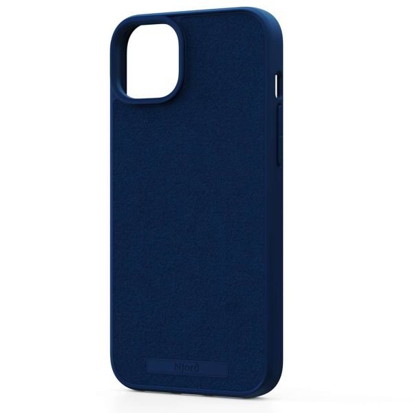 Njorð Collections Coque daim Comfort+ MagSafe Apple iPhone 15 Plus - Blue