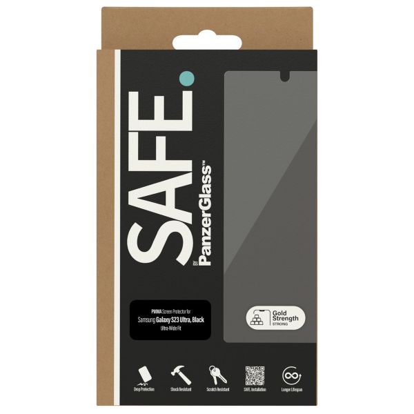 SAFE by PanzerGlass Protection d'écran Ultra-Wide Fit Samsung Galaxy S23 Ultra