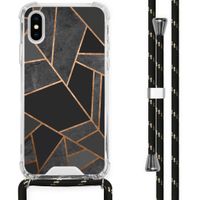 imoshion Coque Design avec cordon iPhone X / Xs - Black Graphic