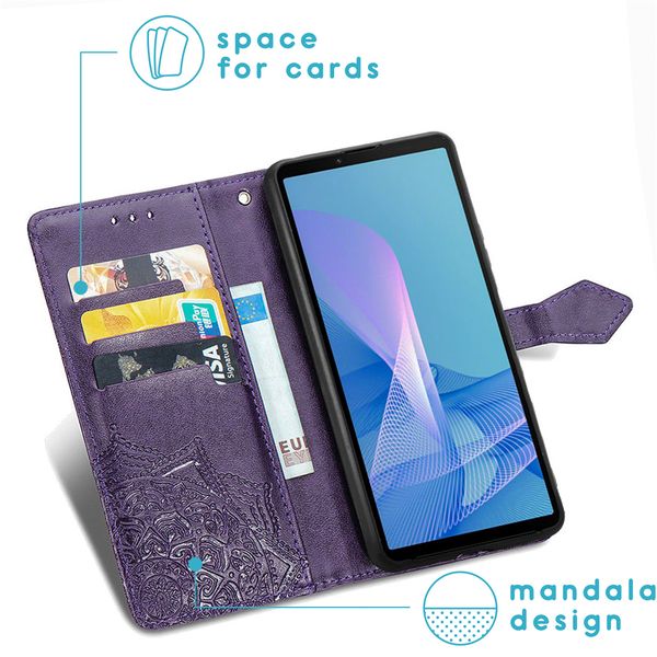 imoshion Etui de télephone Mandala Sony Xperia 10 III - Violet