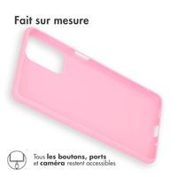 imoshion Coque Couleur Samsung Galaxy M52 - Rose