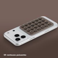 Selencia Support de téléphone à ventouses MagSafe - Taupe