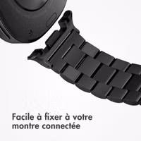imoshion Bracelet en acier Samsung Galaxy Watch 8 (40/44mm) / Classic (46mm) - Noir