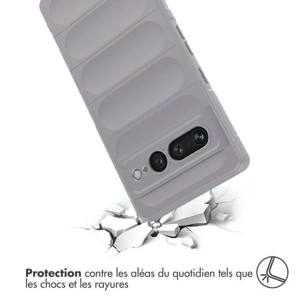 imoshion Coque arrière EasyGrip Google Pixel 7 Pro - Gris