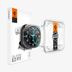 Spigen Protection d'écran EZ FIT Glas.tR avec applicateur Samsung Galaxy Watch Ultra - Transparent