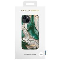 iDeal of Sweden Coque Fashion iPhone 13 - Golden Jade Marble