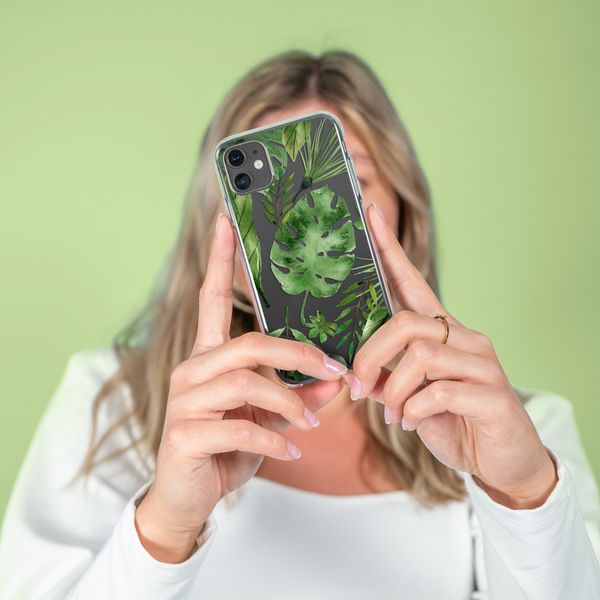 imoshion Coque Design Samsung Galaxy A41 - Monstera Leaves