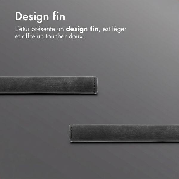 Étui de téléphone portefeuille Slim Motorola Edge 70 Fusion - Noir