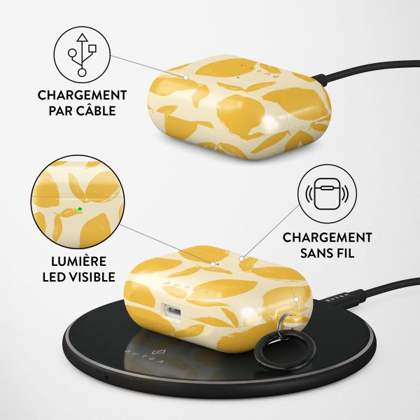 Burga L'étui rigide Apple AirPods Pro - Lemon Tart