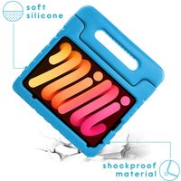 imoshion Coque kidsproof avec poignée iPad Mini 7 (2024) / iPad Mini 6 (2021) - Bleu