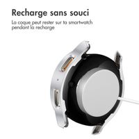 imoshion Coque rigide à couverture complète Samsung Galaxy Watch 7 - 44 mm - Argent
