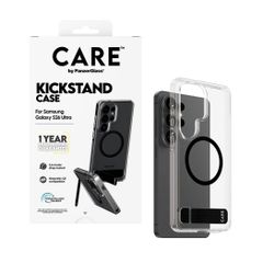 CARE by PanzerGlass Urban Explorer coque arrière MagSafe transparente avec Kickstand Samsung Galaxy S26 Ultra - Transparent