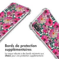 imoshion Coque Design avec cordon iPhone Xs / X - Flower Water