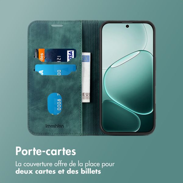 imoshion Étui de téléphone portefeuille Slim Oppo A6 Pro (5G) - Vert