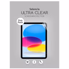 Selencia Protection d'écran Duo Pack Apple iPad 11 (2025) 11 pouces A16 / iPad 10 (2022) 10.9 pouces