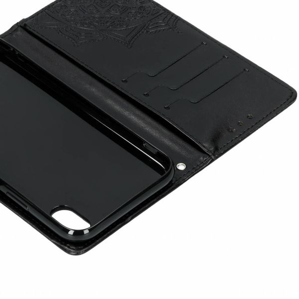 Etui de téléphone portefeuille Mandala iPhone Xr