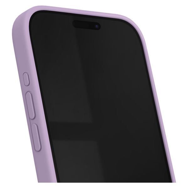 iDeal of Sweden Coque en silicone avec MagSafe Apple iPhone 15 Pro Max - Lavender Milk