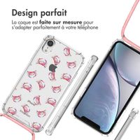 imoshion Coque Design avec cordon Apple iPhone Xr - Crab Watercolor