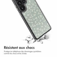 imoshion Coque Design Samsung Galaxy S26 Ultra - Smoke Green Flowers