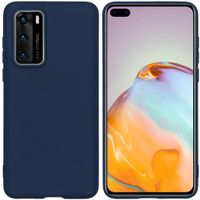 imoshion Coque Couleur Huawei P40 - Bleu foncé