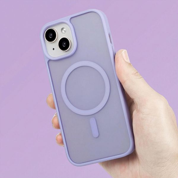imoshion Coque Color Guard avec MagSafe Apple iPhone 15 - Lila / Lilac