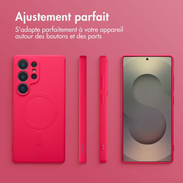 imoshion Coque Couleur avec MagSafe Samsung Galaxy S25 Ultra - Neon Pink