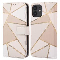 imoshion Étui de téléphone portefeuille Design iPhone 12 (Pro) - Beige Graphic