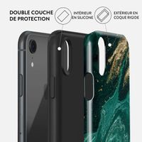 Burga Coque arrière Tough iPhone Xr - Emerald Pool