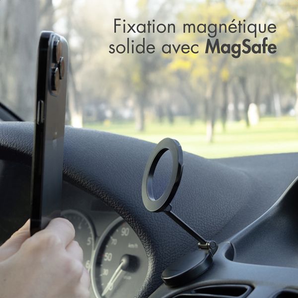imoshion Support de téléphone pour voiture avec MagSafe - Tableau de bord - Noir