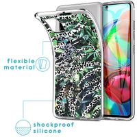 imoshion Coque Design Galaxy A71 - Jungle - Blanc / Noir / Vert