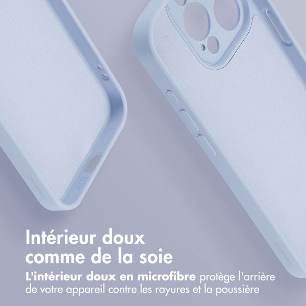 imoshion Coque Couleur avec MagSafe iPhone 15 Pro - Lilas