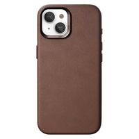 Woodcessories Coque Bio Leather MagSafe Apple iPhone 15 - Marron