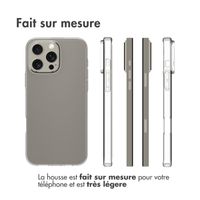 Accezz Coque Clear Apple iPhone 16 Pro Max - Transparent