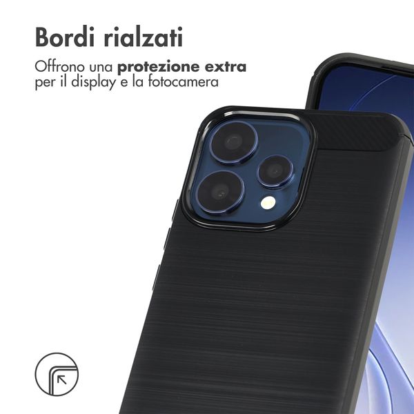 imoshion Coque Brushed Oppo Reno15 F (5G) - Noir