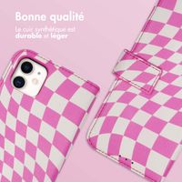 imoshion Étui de télephone portefeuille Design Apple iPhone 11 - Retro Pink