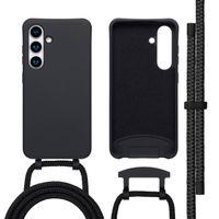 imoshion Coque de couleur avec cordon amovible MagSafe Samsung Galaxy S24 / S25- Noir