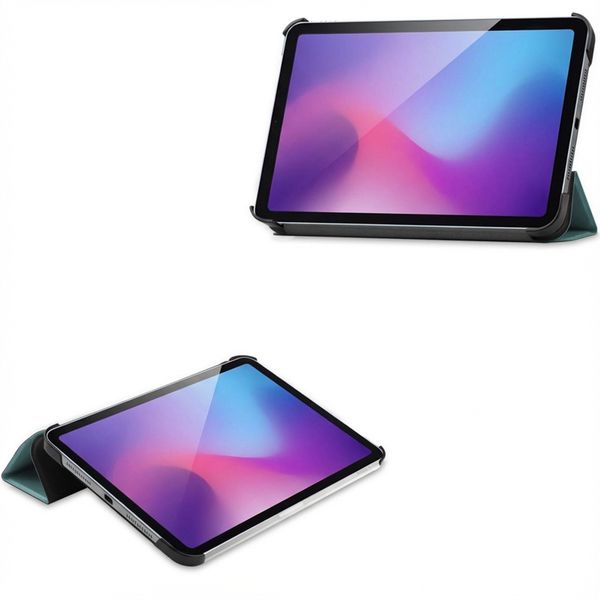 imoshion Coque tablette Trifold Apple iPad Mini 7 (2024) / iPad Mini 6 (2021) - Vert foncé