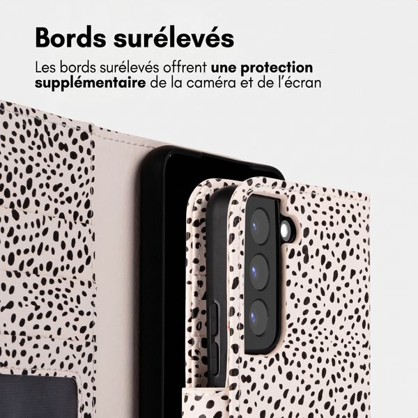 imoshion Étui de télephone portefeuille Design Samsung Galaxy S22 - Desert Dots