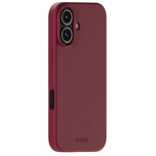 Holdit Coque Silicone Apple iPhone 16 - Red Velvet