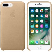 Apple Coque Leather iPhone 8 Plus / 7 Plus - Tan