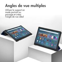 imoshion Coque tablette Trifold Amazon Fire Max 11 - Bleu foncé