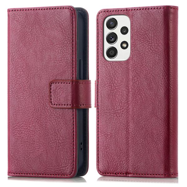 imoshion Étui de téléphone portefeuille Luxe Samsung Galaxy A33 - Bordeaux